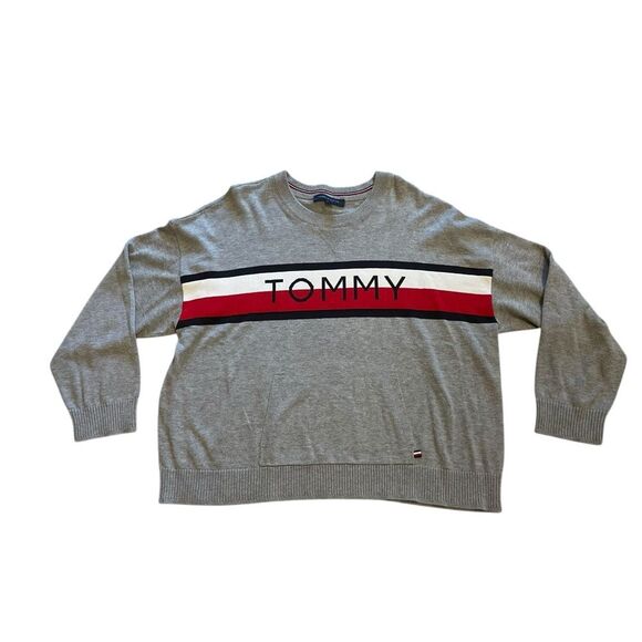 Tommy Hilfiger Colorblocked Crewneck Sweater Womens Size XXL - Picture 1 of 7